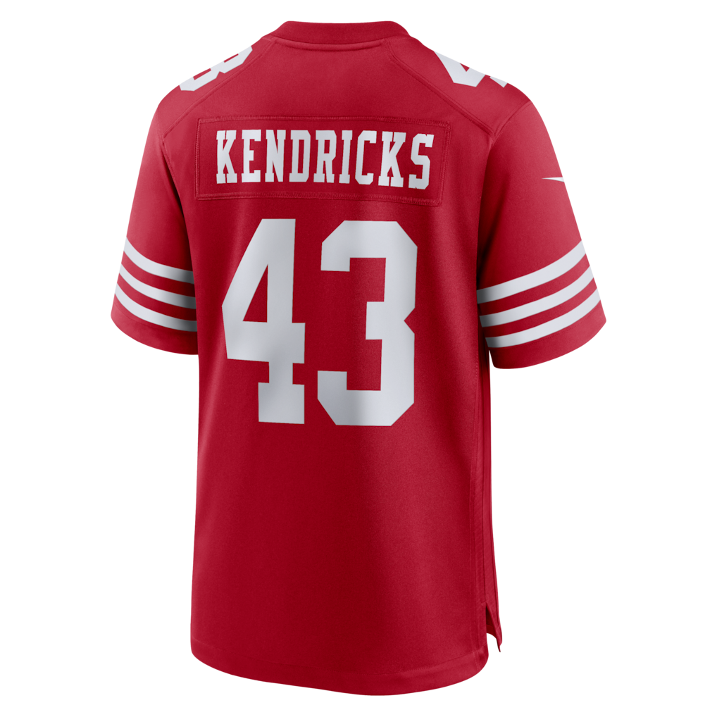Choea SF.49ers #43 Eric Kendricks Scarlet Team Game Jersey