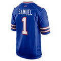 Choea B.Bills #1 Curtis Samuel Royal Game Jersey