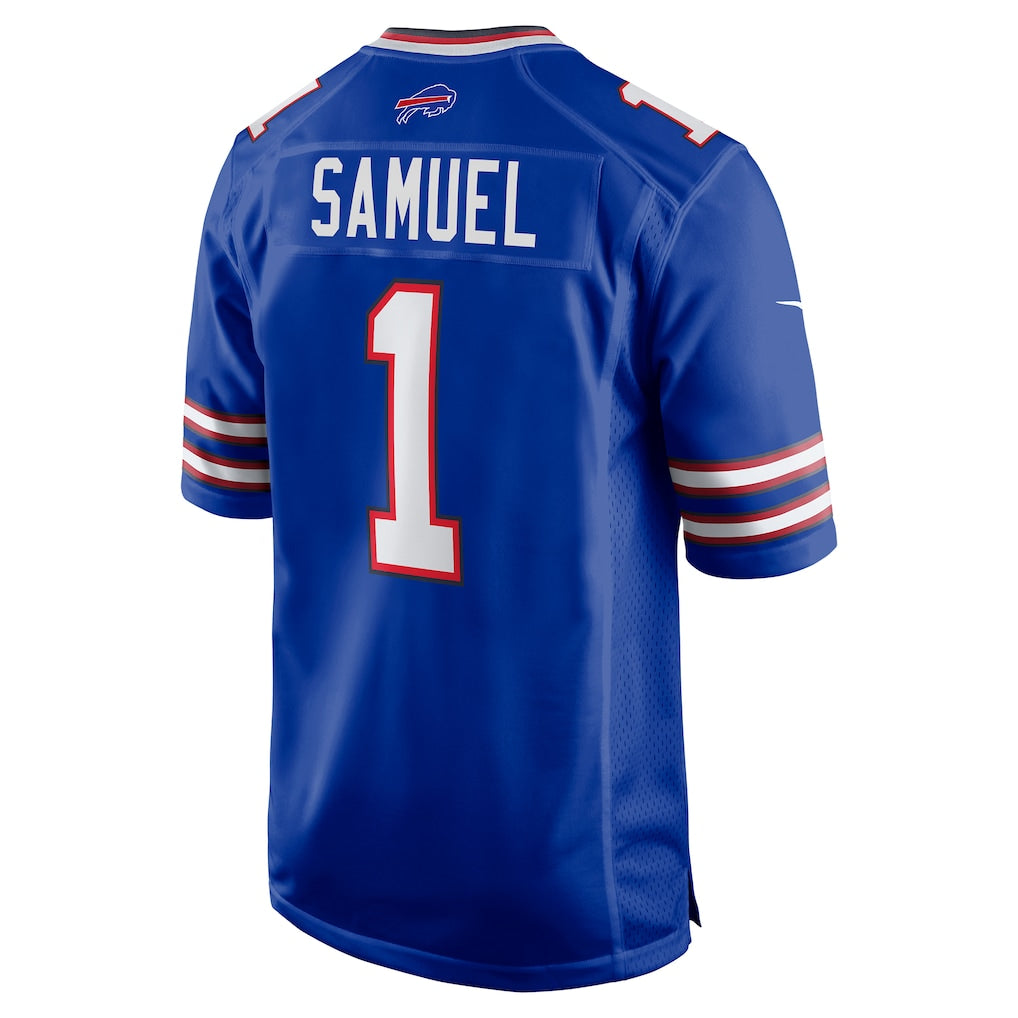 Choea B.Bills #1 Curtis Samuel Royal Game Jersey