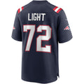 Choea NE.Patriots #72 Matt Light Navy Game Retired Player Jersey