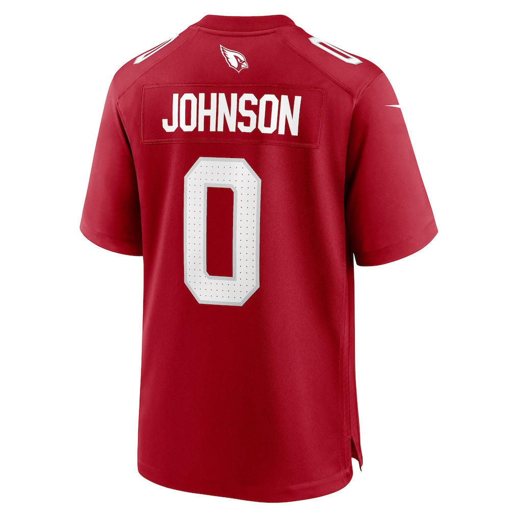 Choea A.Cardinals #0 Will Johnson Cardinal Team Game Jersey