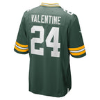 Choea GB.Packers #24 Carrington Valentine Green Game Jersey