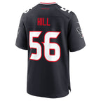 Choea H.Texans #56 Jamal Hill Navy Team Game Jersey