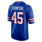 Choea B.Bills #45 Shaq Thompson Royal Team Game Jersey