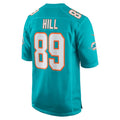 Choea M.Dolphins #89 Julian Hill Aqua Game Jersey