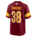 Choea W.Commanders #38 Chase Edmonds Burgundy Team Game Jersey