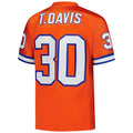 Choea D.Broncos #30 Terrell Davis Mitchell & Ness Orange 1995 Authentic Throwback Retired Player Jersey