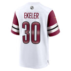 Choea W.Commanders #30 Austin Ekeler White Game Jersey
