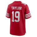 Choea SF.49ers #19 Trent Taylor Scarlet Team Game Jersey