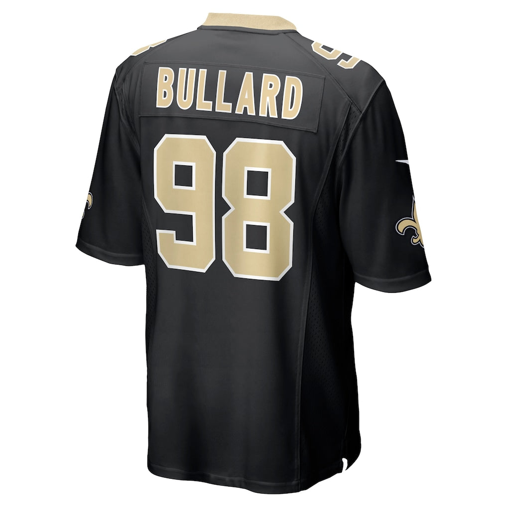 Choea NO.Saints #98 Jonathan Bullard Black Team Game Jersey