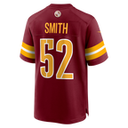 Choea W.Commanders #52 Preston Smith Burgundy Team Game Jersey