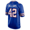 Choea B.Bills #42 Dorian Williams Royal Home Game Jersey