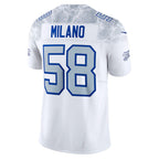 Choea B.Bills #58 Matt Milano White 2025 Rivalries Collection Limited Jersey