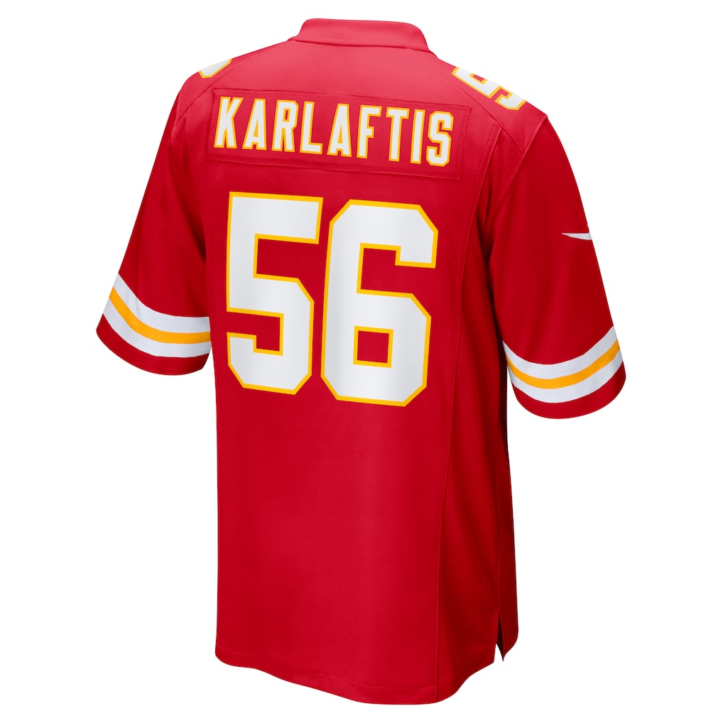 Choea KC.Chiefs #56 George Karlaftis Red Player Game Jersey