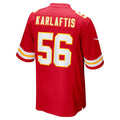Choea KC.Chiefs #56 George Karlaftis Red Player Game Jersey