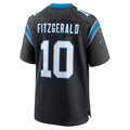 Choea C.Panthers #10 Ryan Fitzgerald Black Team Game Jersey