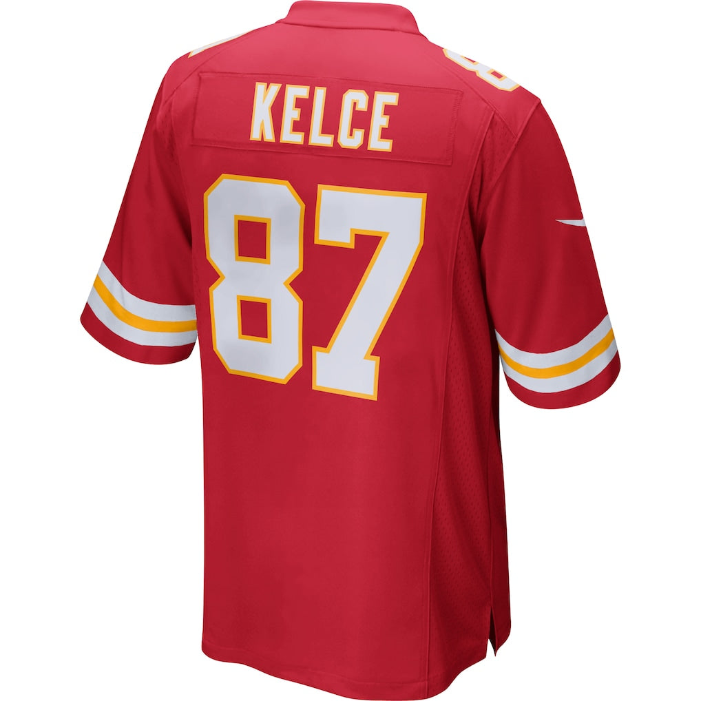 Choea KC.Chiefs #87 Travis Kelce Red Game Jersey