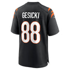 Choea C.Bengals #88 Mike Gesicki Black Game Jersey