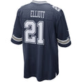 Choea D.Cowboys #21 Ezekiel Elliott Navy Alternate Game Team Jersey