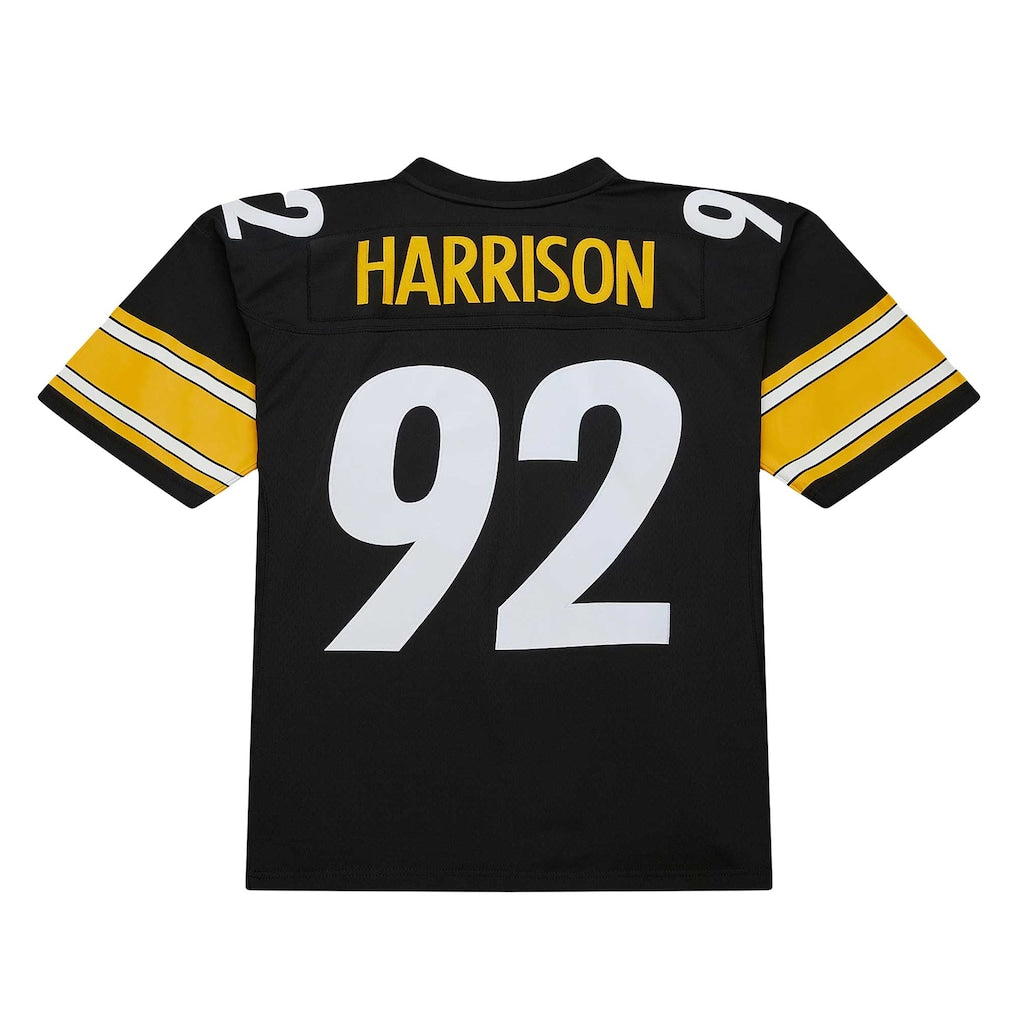 Choea P.Steelers #92 James Harrison Mitchell & Ness Black Legacy Replica Jersey