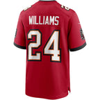 Choea TB.Buccaneers #24 Cadillac Williams Red Game Retired Player Jersey
