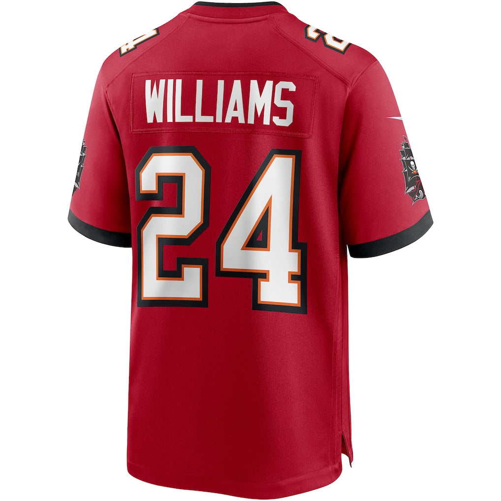 Choea TB.Buccaneers #24 Cadillac Williams Red Game Retired Player Jersey