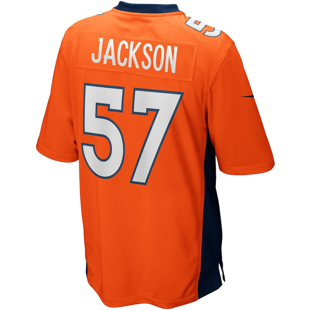 Choea D.Broncos #57 Tom Jackson Orange Game Retired Player Jersey