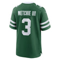 Choea NY.Jets #3 John Metchie III Legacy Green Team Game Jersey