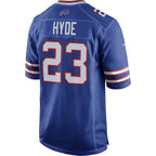 Choea B.Bills #23 Micah Hyde Royal Game Player Jersey