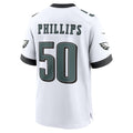 Choea P.Eagles #50 Jaelan Phillips White Game Jersey
