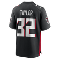 Choea A.Falcons #32 Keith Taylor Black Team Game Jersey