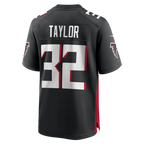 Choea A.Falcons #32 Keith Taylor Black Team Game Jersey