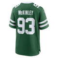 Choea NY.Jets #93 Takk McKinley Legacy Green Team Game Jersey