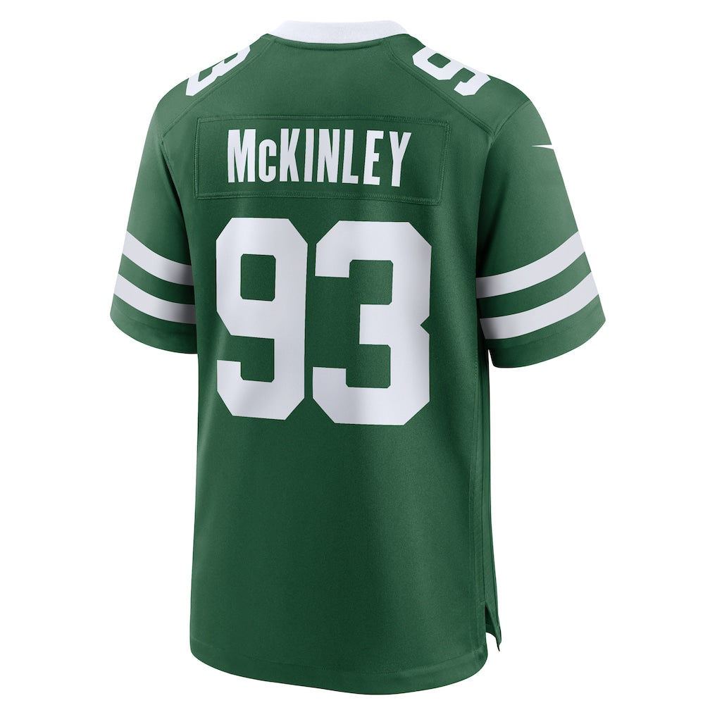 Choea NY.Jets #93 Takk McKinley Legacy Green Team Game Jersey