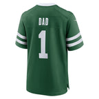 Choea NY.Jets #1 Dad Legacy Green Game Jersey