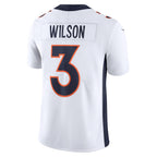 Choea D.Broncos #3 Russell Wilson White Vapor Untouchable Limited Jersey