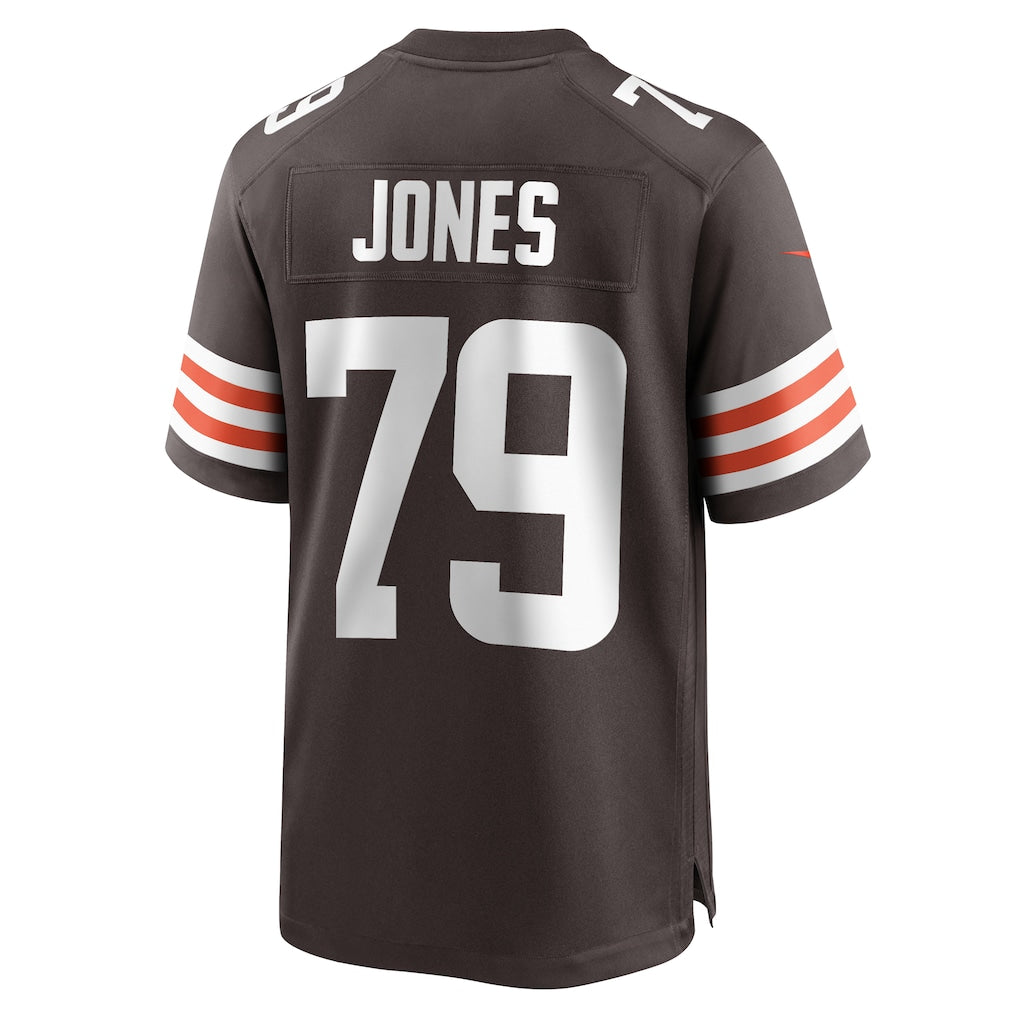 Choea C.Browns #79 Dawand Jones Brown Team Game Jersey