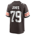Choea C.Browns #79 Dawand Jones Brown Team Game Jersey