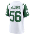 Choea NY.Jets #56 Quincy Williams White Alternate Game Jersey