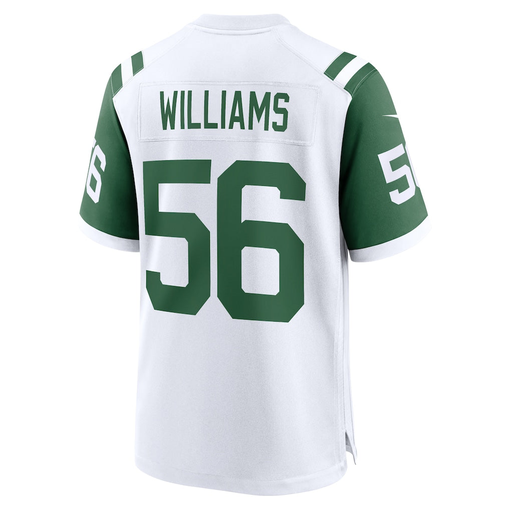 Choea NY.Jets #56 Quincy Williams White Alternate Game Jersey