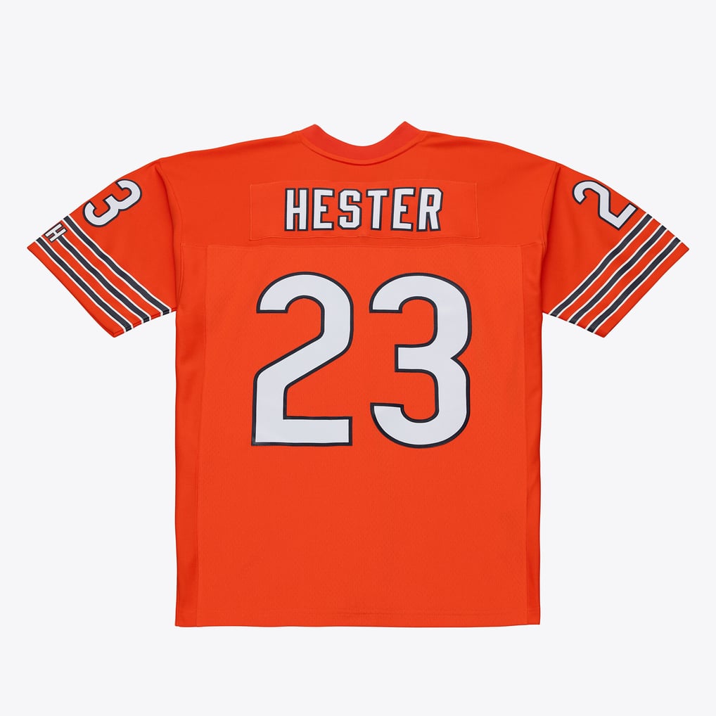 Choea C.Bears #23 Devin Hester Mitchell & Ness Dark Orange 2006 Legacy Replica Player Jersey