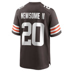 Choea C.Browns #20 Greg Newsome II Brown Game Jersey