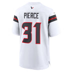 Choea H.Texans #31 Dameon Pierce White Game Jersey