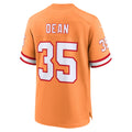 Choea TB.Buccaneers #35 Jamel Dean Orange Alternate Game Jersey