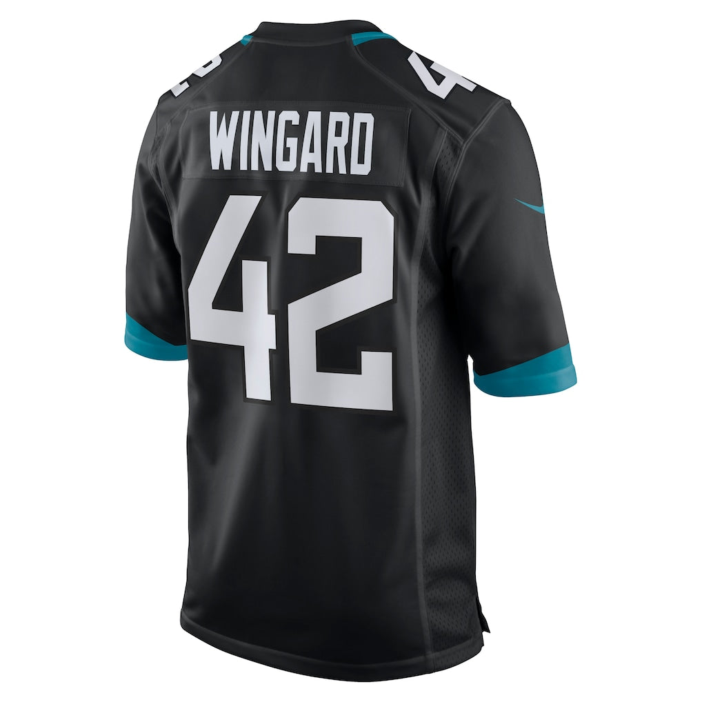 Choea J.Jaguars #42 Andrew Wingard Black Alternate Game Jersey