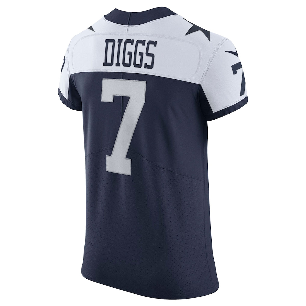 Choea D.Cowboys #7 Trevon Diggs Navy Alternate Vapor Elite Jersey