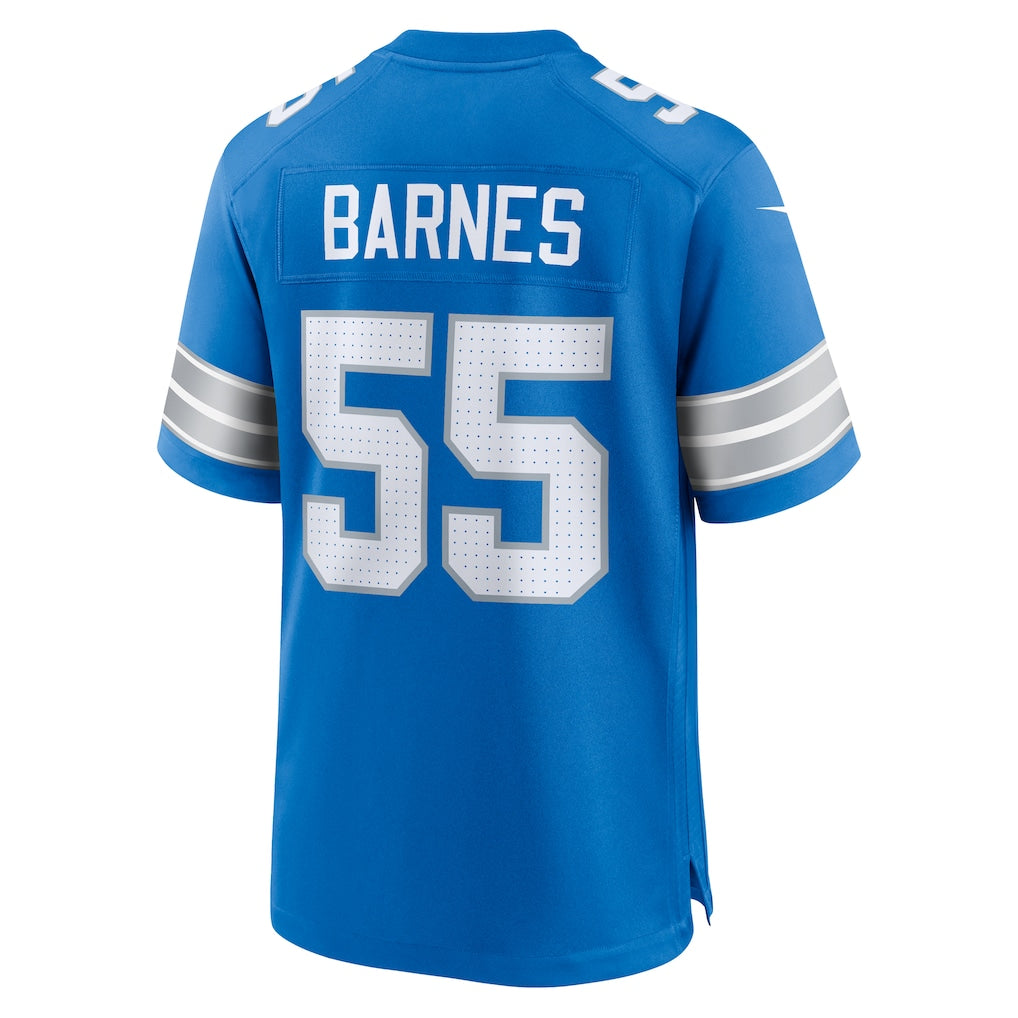 Choea D.Lions #55 Derrick Barnes Blue Team Game Jersey