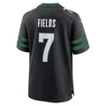 Choea NY.Jets #7 Justin Fields Stealth Black Game Jersey
