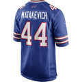 Choea B.Bills #44 Tyler Matakevich Royal Team Game Jersey