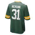 Choea GB.Packers #31 Nick Niemann Green Team Game Jersey